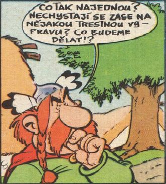 Majestatix přemýšlející o Římanech