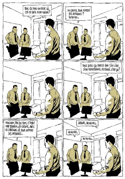 Ukázka ze strany komiksu Zaï zaï zaï zaï